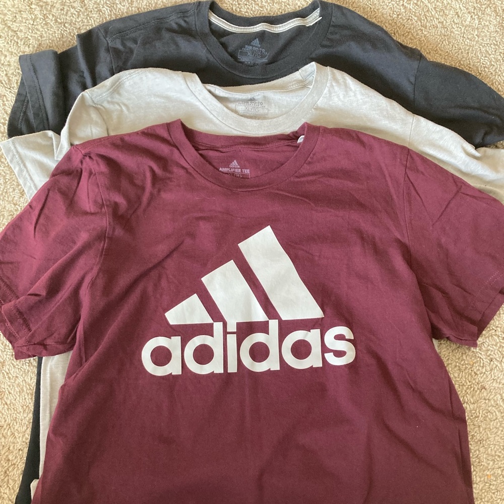 Lot of 3 Adidas shirts sz XL